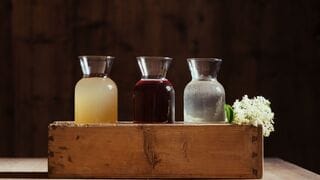 Homemade organic juices