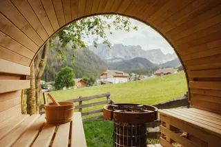 Sauna mit Blick auf die Dolomiten - Ostí Vedl