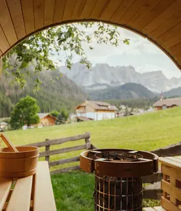 Sauna con vista Dolomiti - Ostí Vedl